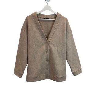 Zara Light Brown Button Down Cardigan
